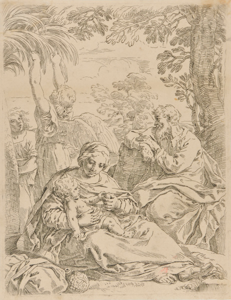 REST ON THE FLIGHT TO EGYPT