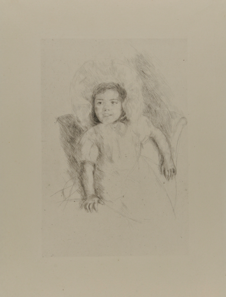 MARGOT WEARING A BONNET NO. 2