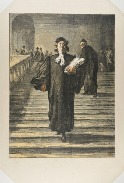 THE GRAND STAIRWAY OF THE PALAIS DE JUSTICE