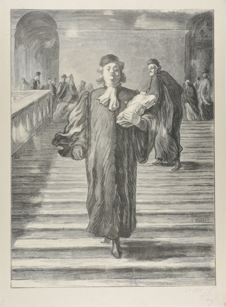 THE GRAND STAIRWAY OF THE PALAIS DE JUSTICE