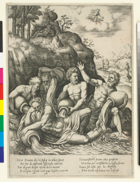 The River-Gods of the Vicinity Consoling the River-God Penneo over the Loss of his Daughter