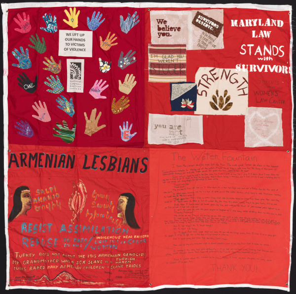 SELECTION FROM THE MONUMENT QUILT (BLOCK 407)