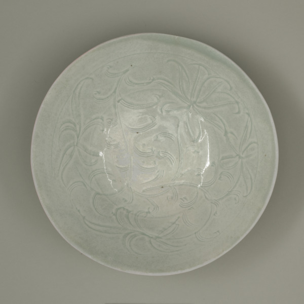 Bowl with Incised Lotus Design