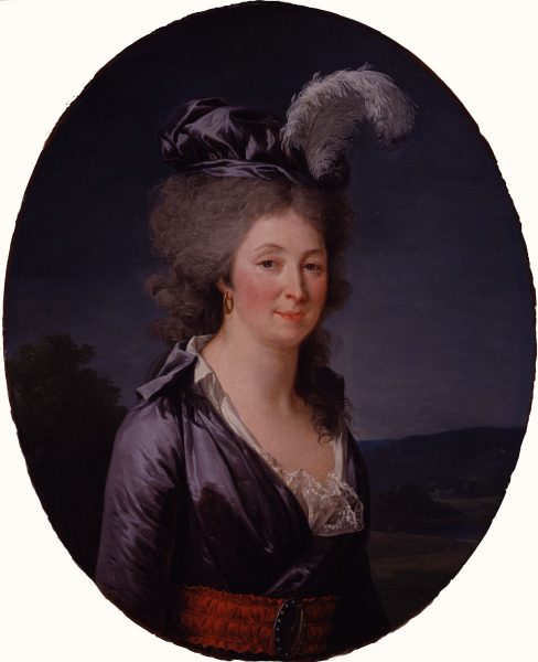 PORTRAIT OF A WOMAN (PRESUMED PORTRAIT OF THE MARQUISE DE LAFAYETTE)