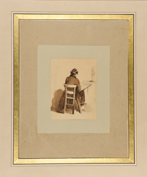 Artist Drawing from a Model