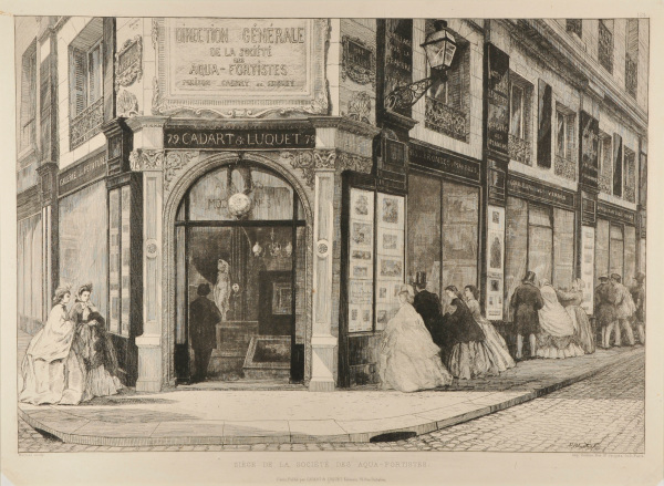 HEADQUARTERS OF THE SOCIÉTÉ DES AQUA-FORTISTES, 79, RUE DE RICHELIEU