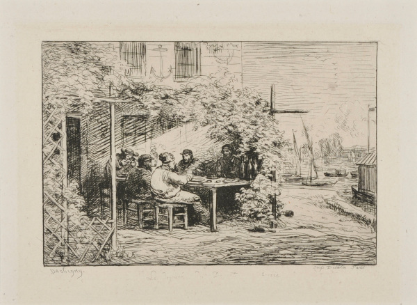 THE LUNCH BEFORE GOING ABOARD AT ASNIÈRES