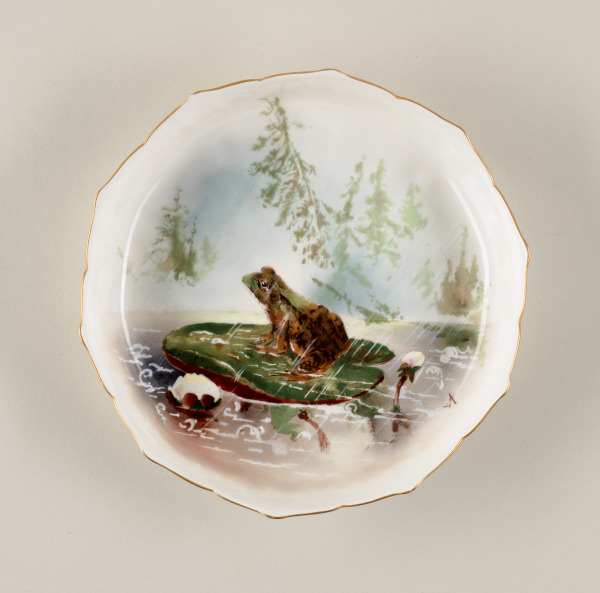 "THE FROG" SOUP PLATE
