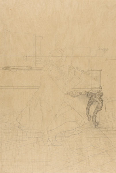 Musician Playing a Flute