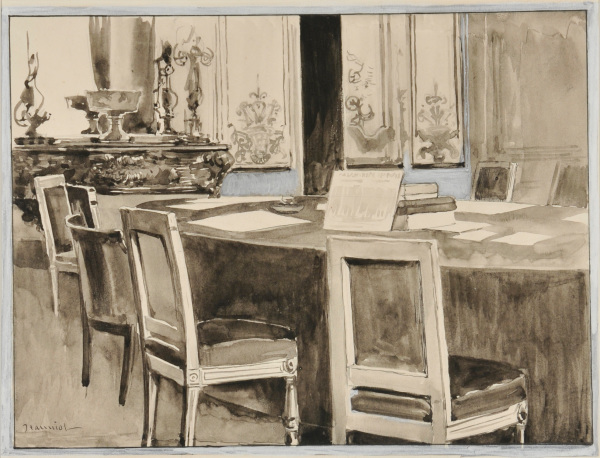 Council Minsters Room, Elysée Palace.