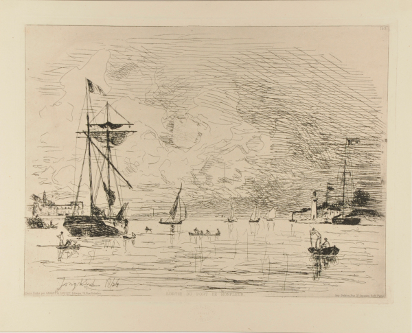 DEPARTURE FROM THE PORT OF HONFLEUR