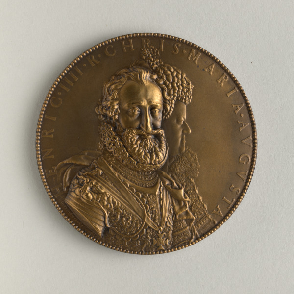 "HENRI IV AND MARIE DE' MEDICI" MEDAL