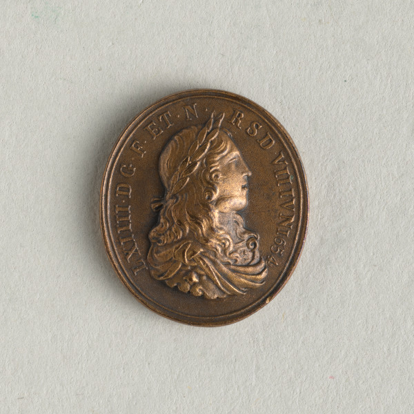 "LOUIS XIV, SACRE DE REIMS" MEDAL