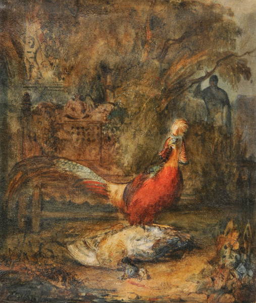 Two Pheasants, One Dead