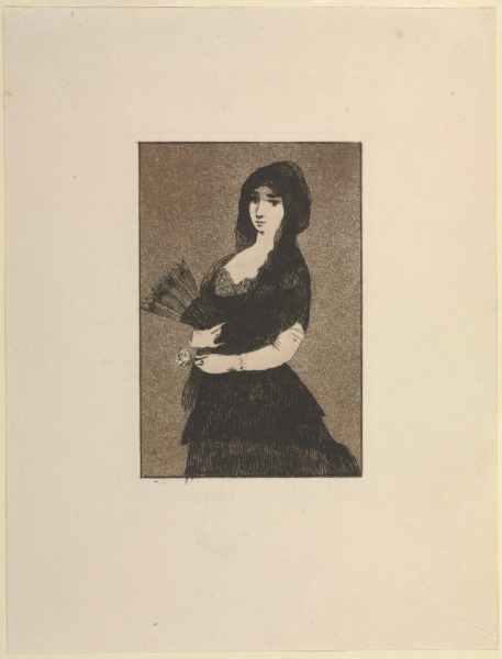 EXOTIC FLOWER (WOMAN IN A MANTILLA)