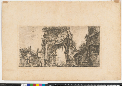 8. ARCO DI DRUSO ALLA PORTA DI SEBASTIANO IN ROMA (ARCH OF DRUSUS AT THE PORTA S. SEBASTIANO IN ROME)