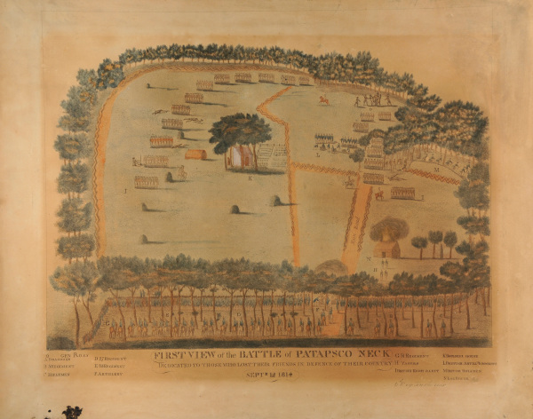 First View of the Battle of Patapsco Neck