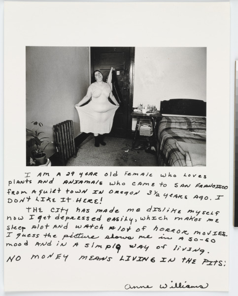 I AM A 29 YEAR OLD FEMALE WHO LOVES PLANTS AND ANIMALS WHO CAME TO SAN FRANCISCO FROM A QUIET TOWN IN OREGON 3 1/2 YEARS AGO