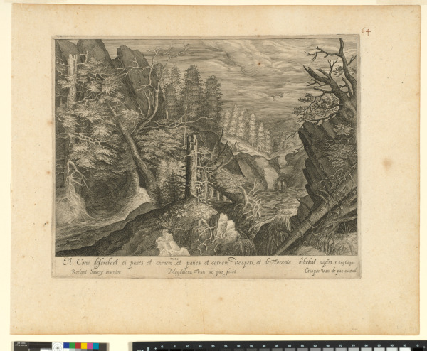 LANDSCAPE WITH ELIJAH RECEIVING BREAD AND MEAT FROM THE RAVENS