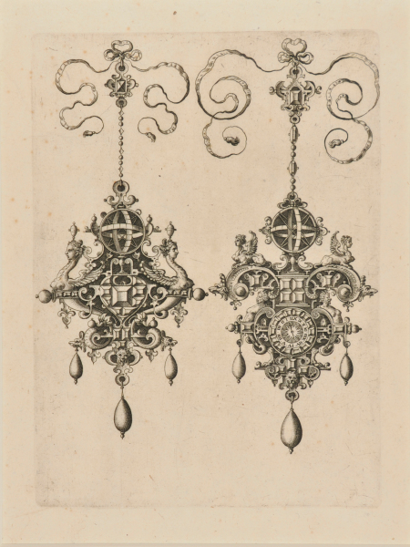 PLATE FROM THE SERIES "DESIGNS FOR PENDANTS"