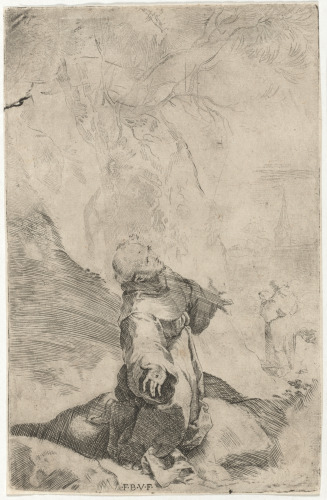 ST. FRANCIS RECEIVING THE STIGMATA