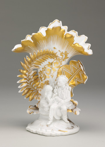 Uncle Tom and Eva Spill Vase