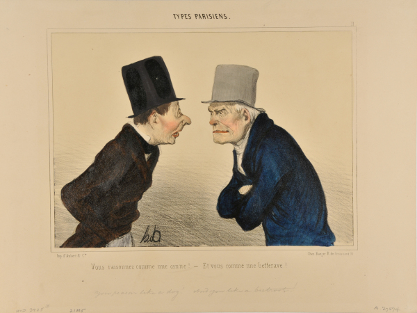 YOU TALK LIKE A CANE! - AND YOU LIKE A BEETROOT!