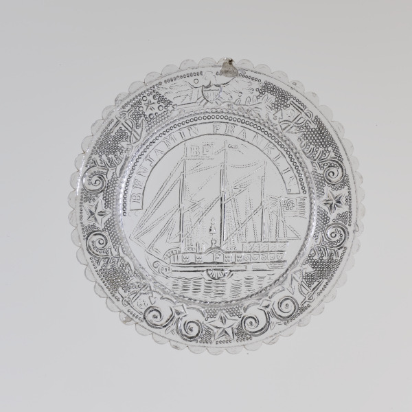 'BENJAMIN FRANKLIN' CUP PLATE
