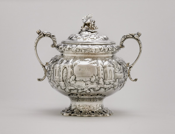 “Etruscan” Covered Sugar Bowl