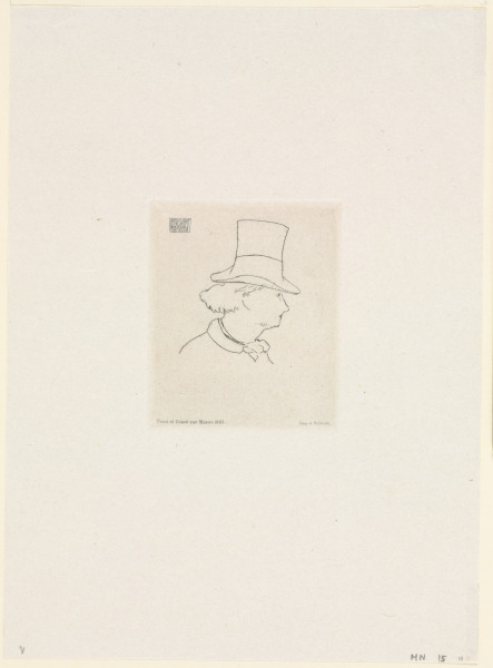 CHARLES BAUDELAIRE DE PROFILE