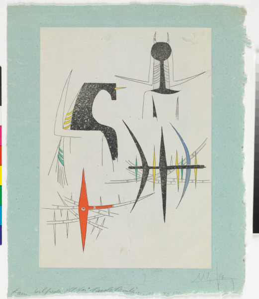 PLATE FROM THE SERIES "PAROLES PEINTES"