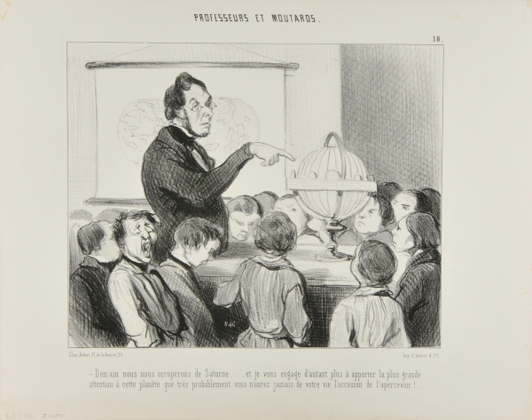 TOMORROW WE WILL STUDY SATURN. I WANT YOU TO PAY SPECIAL ATTENTION TO THIS GREAT PLANET.... WHICH IN ALL LIKELIHOOD YOU WILL NEVER IN YOUR LIFE HAVE THE OPPORTUNITY TO SEE!