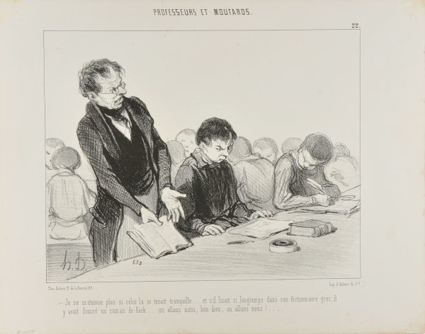 NOW I UNDERSTAND WHY THIS CHAP WAS SO QUIET ALL THE TIME..... INSTEAD OF READING QUIETLY IN HIS GREEK DICTIONARY, HE WAS INDULGING IN A NOVEL BY DE KOCK.... OH MY GOD.... WHERE IS THIS ALL GOING TO END!!
