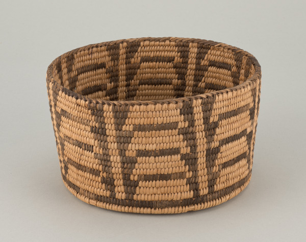 Basket with vertical ladder design