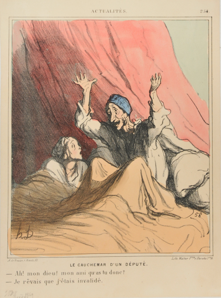 A DEPUTY'S NIGHTMARE. - OH MY FRIEND, WHAT HAS HAPPENED? - I DREAMED I WAS INVALIDATED.