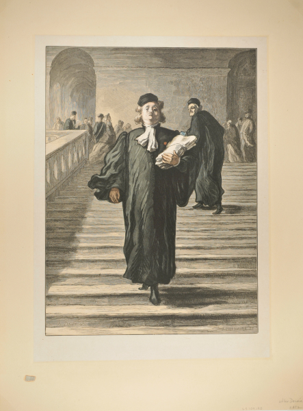 THE GRAND STAIRWAY OF THE PALAIS DE JUSTICE