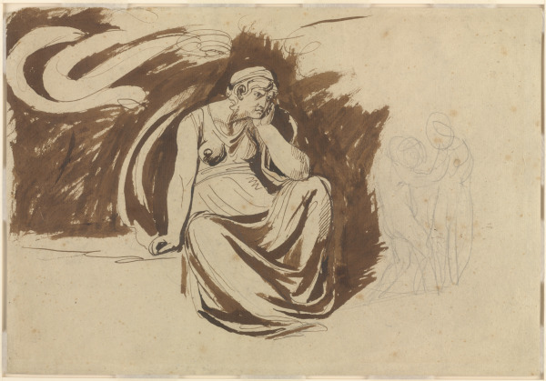 MEDEA CONTEMPLATING THE MURDER OF HER CHILDREN (RECTO); MEDEA CONTEMPLATING THE MURDER OF HER CHILDREN (VERSO)
