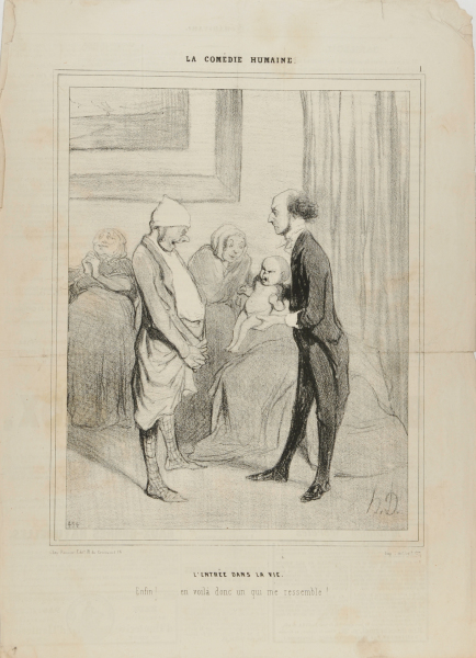 THE ENTRANCE INTO LIFE. AT LAST!.... THERE IS ONE WHO REALLY LOOKS LIKE ME!