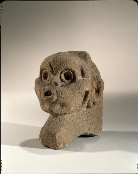 Hacha in the shape of an anthropomorphic head