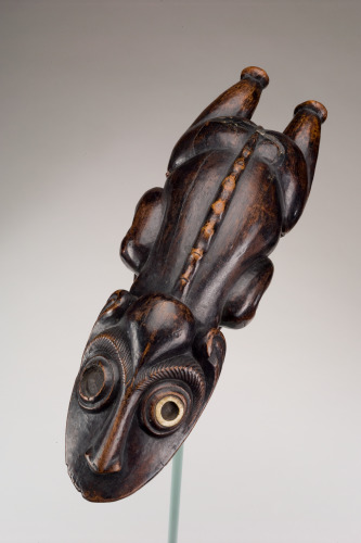 Anthropomorphic Lizard Figure (Moai Moko)