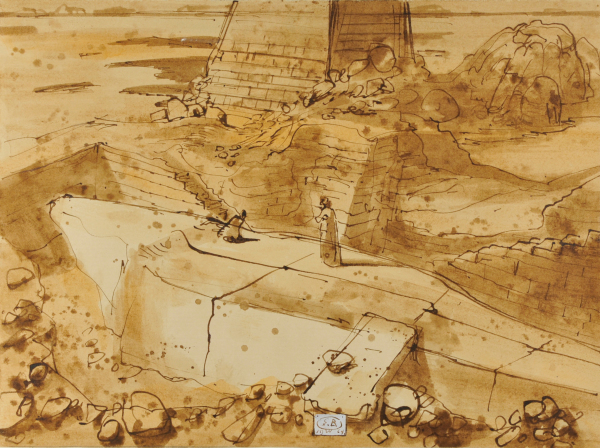 EGYPTE - TEMPLE DANS LES ROCHES