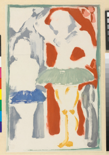 TWO BALLERINAS (ILLUSTRATION FOR "CIRQUE DE L'ETOILE FILANTE")