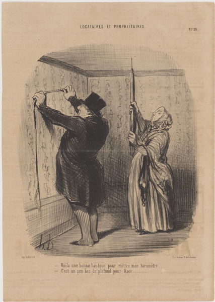 THIS IS A GOOD HEIGHT FOR MY BAROMETER. - THE CEILING SEEMS A BIT LOW FOR AZOR...