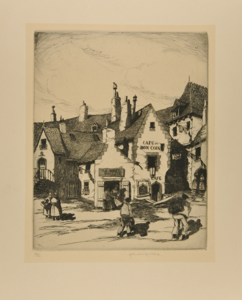 Corner in Dournenez, Brittany