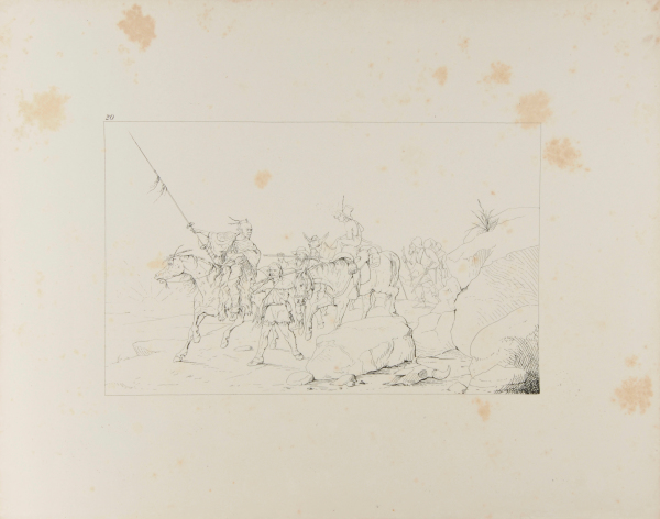 Albert Johnston Crossing the Desert to Join the Southern Army