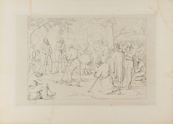 Prayer in Stonewall Jackson's Camp