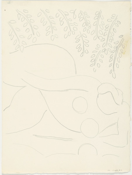 Study for “Hérodiade” (refused etching)