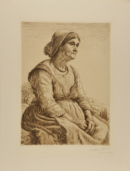 Woman with Folded Hands