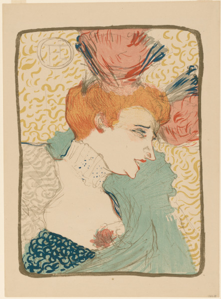 A BUST OF MADEMOISELLE MARCELLE LENDER