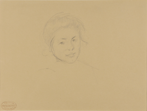 Sketch of Reine’s Head (Reine LeFebvre)